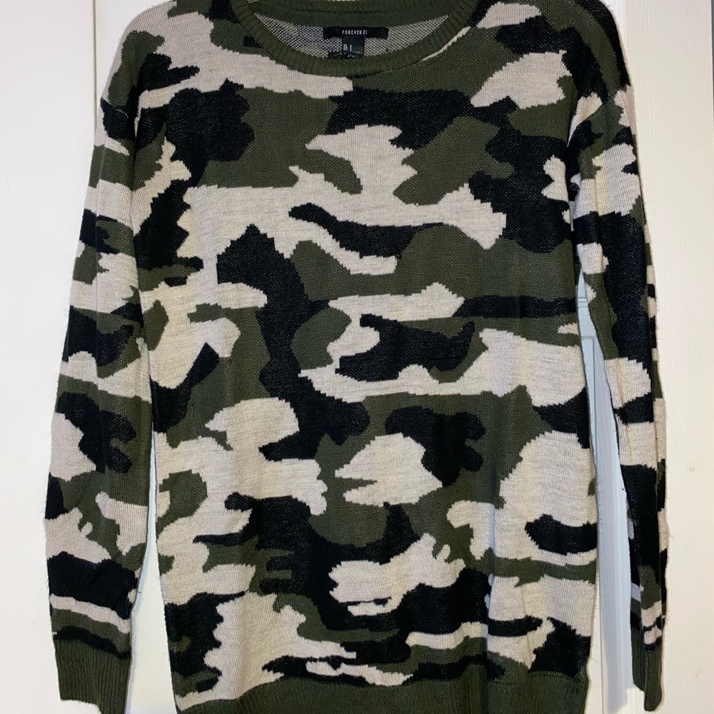 Camouflage sweater